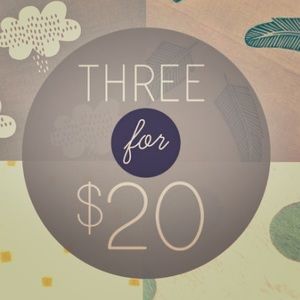 Pick 3 pieces from my closet (listed as 3 for $20)